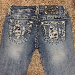 Miss Me Cuffed Skinny Jeans size 24